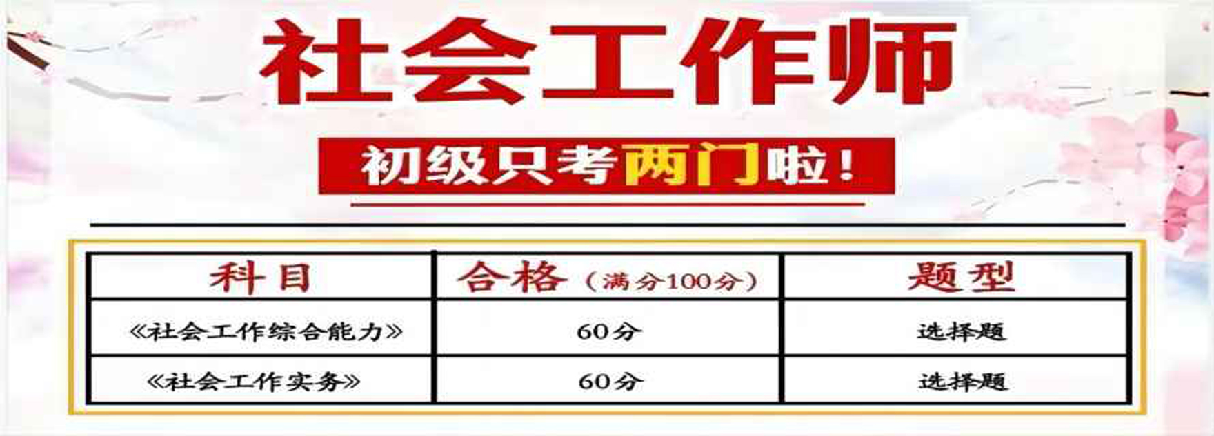   合肥社工证培训班初级  中级社工证 